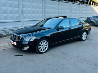 2008 Mercedes-Benz S-Класс 500 Long V (W221), чёрный, 890000 рублей, вид 2