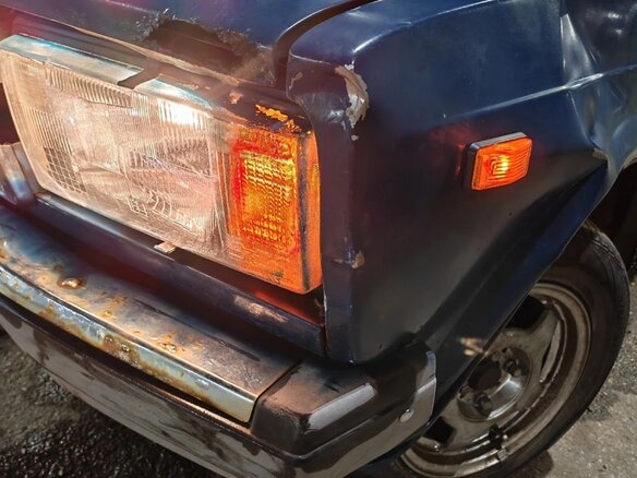2005 Lada (ВАЗ) 2107, синий, 85000 рублей - вид 8