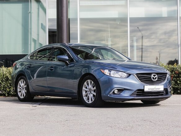 2016 Mazda 6 III (GJ) Рестайлинг, синий, 1900000 рублей - вид 4