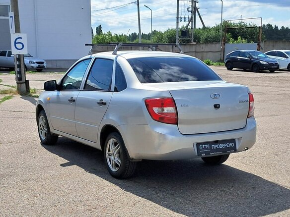 2015 Lada (ВАЗ) Granta I, серебристый - вид 6
