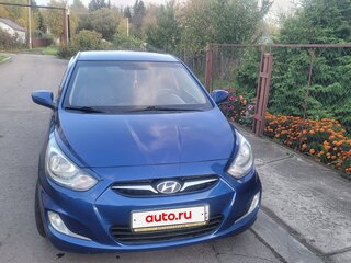 2011 Hyundai Solaris I, синий, 740000 рублей, вид 1