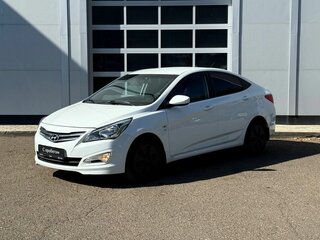 2015 Hyundai Solaris I Рестайлинг, белый, 1152000 рублей, вид 1