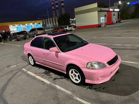1999 Honda Civic VI Рестайлинг, синий, 475000 рублей - вид 6