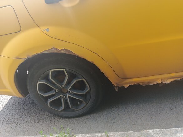 2007 Chevrolet Aveo I Рестайлинг, жёлтый, 110000 рублей - вид 6