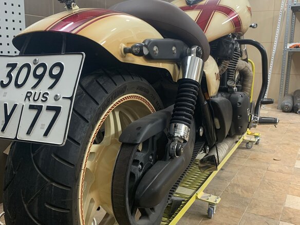 2013 Triumph Thunderbird Storm, коричневый, 1600000 рублей - вид 6