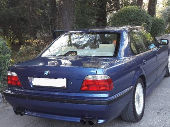 1999 Alpina B12 E38, синий
