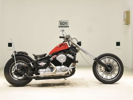 1997 Yamaha XVS400 Drag Star, красный, 274000 рублей, вид 1