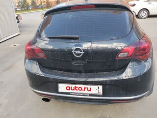 2012 Opel Astra J Рестайлинг, чёрный, 690000 рублей, вид 4