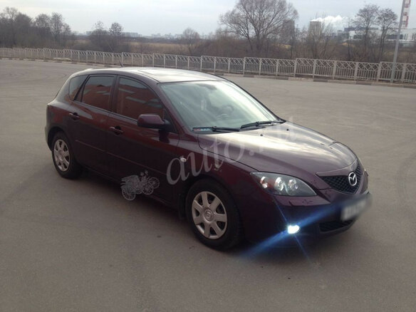 2007 Mazda 3 I (BK) Рестайлинг, красный - вид 3