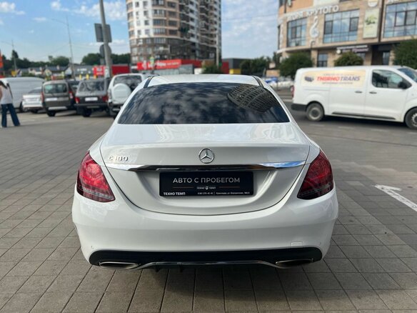2018 Mercedes-Benz C-Класс 180 IV (W205) Рестайлинг, белый - вид 5