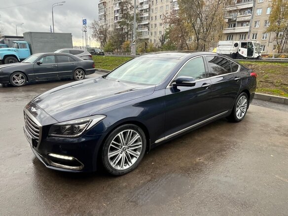 2019 Genesis G80 I, синий, 2300000 рублей
