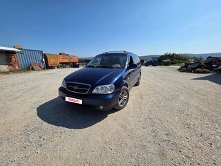 2004 Kia Carnival I Рестайлинг, синий, 430000 рублей, вид 1