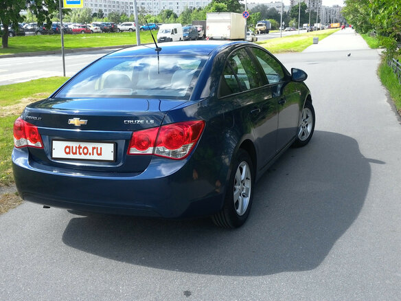 2010 Chevrolet Cruze I, синий - вид 2