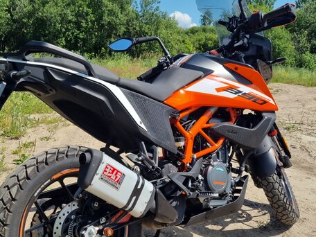 2023 KTM 390 Adventure, оранжевый, 599000 рублей, вид 3