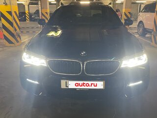 2019 BMW 5 серии 530d xDrive VII (G30/G31/G38), чёрный, 5600000 рублей, вид 3