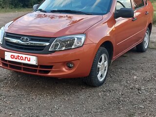 2014 Lada (ВАЗ) Granta I, оранжевый, 375000 рублей, вид 1