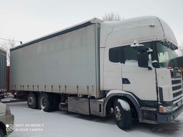 1999 Scania R-Series, белый, 3900000 рублей - вид 1