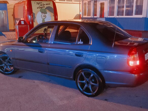 2006 Hyundai Accent ТагАЗ II, серый, 550000 рублей - вид 7