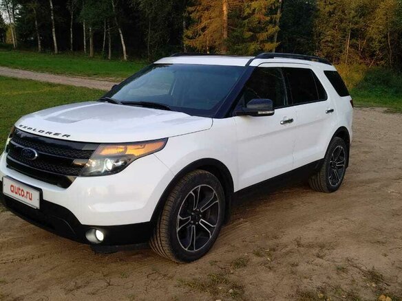 2014 Ford Explorer Sport V, белый, 2650000 рублей - вид 13