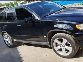 2001 BMW X5 3.0i I (E53), чёрный, 895000 рублей, вид 1