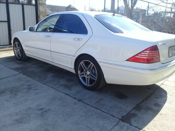 2004 Mercedes-Benz S-Класс 350 IV (W220) Рестайлинг, серебристый, 1650000 рублей - вид 3