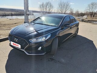 2019 Hyundai Sonata VII (LF) Рестайлинг, чёрный, 1550000 рублей, вид 2