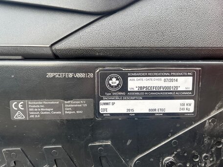2014 BRP Ski-Doo Summit 800, красный, 899000 рублей, вид 5