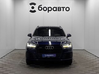 2018 Audi Q7 II (4M), синий, 4150000 рублей, вид 3