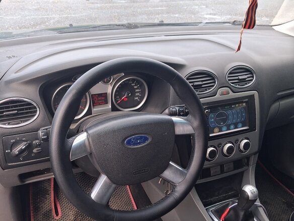 2008 Ford Focus II Рестайлинг, синий, 400000 рублей - вид 6