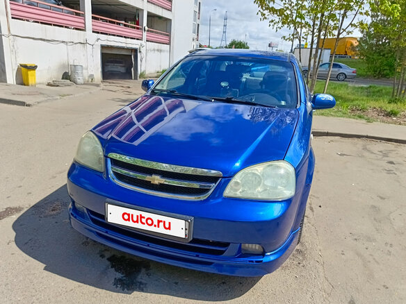 2008 Chevrolet Lacetti I, синий, 600000 рублей - вид 1