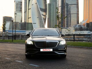 2018 Mercedes-Benz Maybach S-Класс 560 I (X222) Рестайлинг, чёрный, 9999999 рублей, вид 1