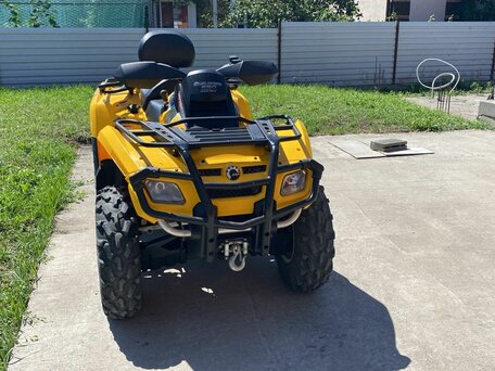 2008 BRP Can-Am Outlander MAX 650, жёлтый, 1650000 рублей, вид 3