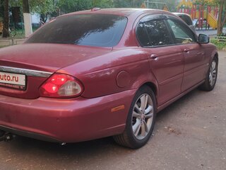 2008 Jaguar X-Type I Рестайлинг, красный, 850000 рублей, вид 3