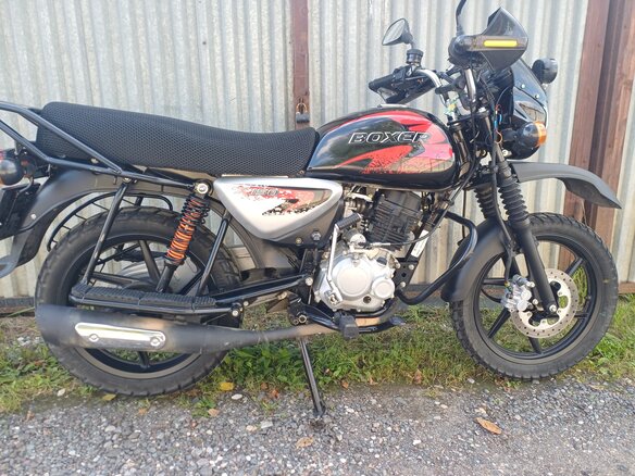 2020 Bajaj Boxer BM 150X, чёрный, 119999 рублей - вид 2