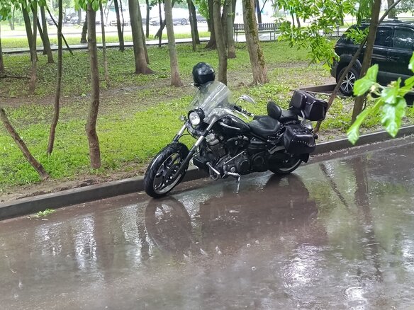 2009 Yamaha XV 1900, чёрный - вид 5