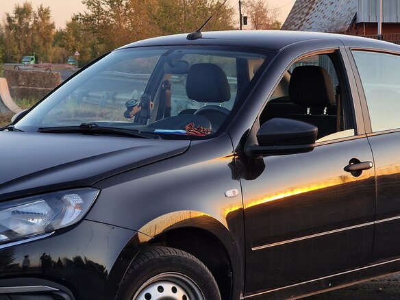 2019 Lada (ВАЗ) Granta I Рестайлинг, чёрный, 590000 рублей - вид 3