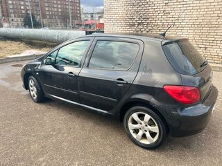 2005 Peugeot 307 I Рестайлинг, чёрный, 350000 рублей, вид 3