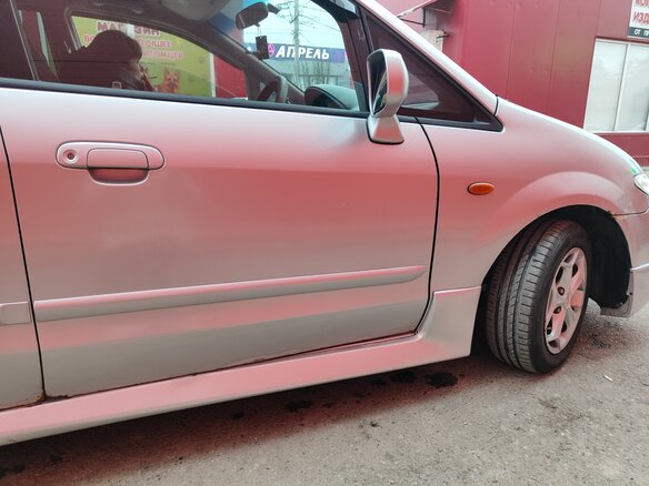 2001 Mazda Premacy I (CP), серый, 350000 рублей - вид 5