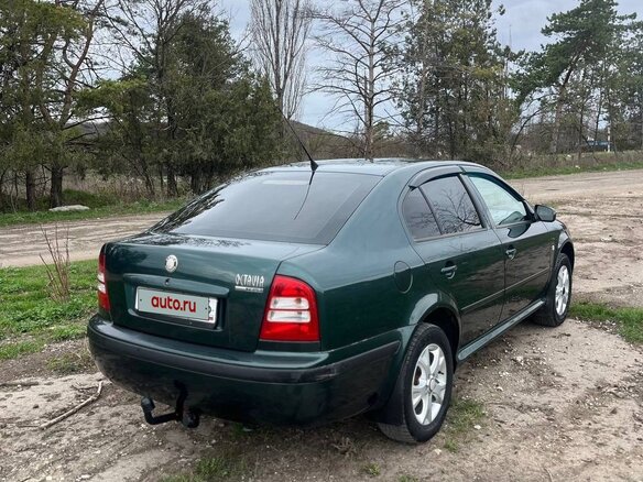 2007 Skoda Octavia I (A4) Рестайлинг, зелёный, 550000 рублей - вид 2