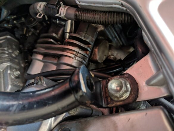 1995 Honda XRV 750 Africa Twin, зелёный