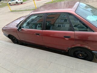 1991 Audi 80 IV (B3), пурпурный, 80000 рублей, вид 4