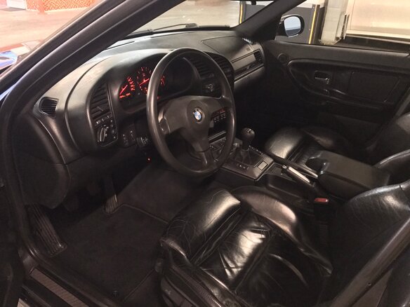 1997 BMW M3 II (E36), чёрный - вид 1