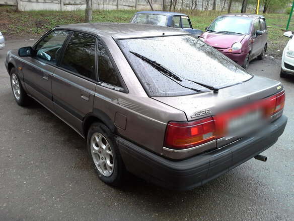 1991 Mazda 626 III (GD), фиолетовый - вид 6