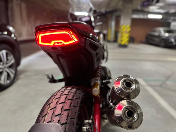 2022 Indian FTR 1200, красный, 1650000 рублей - вид 3