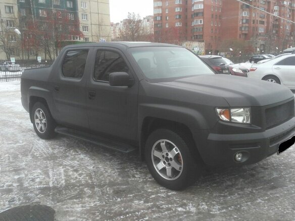2007 Honda Ridgeline I, чёрный - вид 12