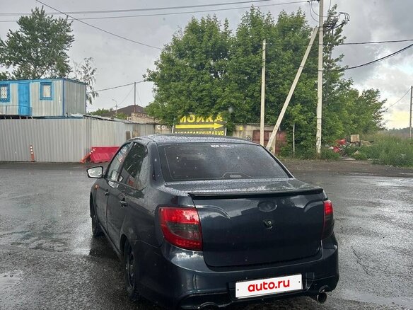2012 Lada (ВАЗ) Granta I, синий, 360000 рублей - вид 2