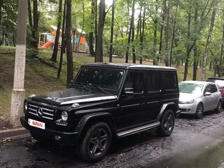 1999 Mercedes-Benz G-Класс 500 Euro 2 II (W463), чёрный, 1750000 рублей, вид 2
