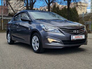 2015 Hyundai Solaris I Рестайлинг, серый, 1201403 рублей, вид 1