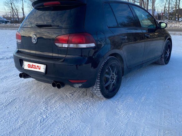 2012 Volkswagen Golf VI, чёрный, 900000 рублей - вид 5