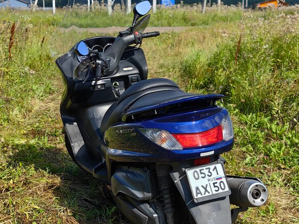 2004 Yamaha Majesty 400, синий, 240000 рублей - вид 25